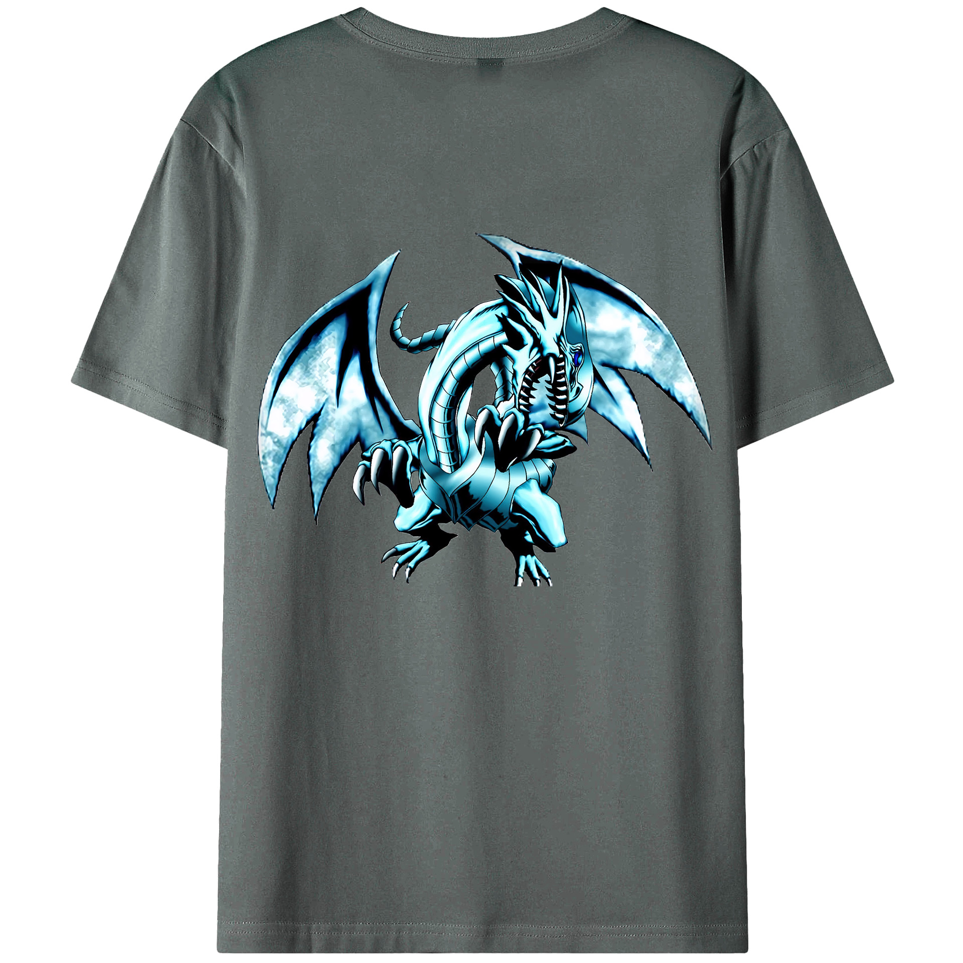 （画像用） 遊☆戯☆王 Yu-Gi-Oh! 綿100％ メンズ半袖Tシャツ（バックプリント） 通気性